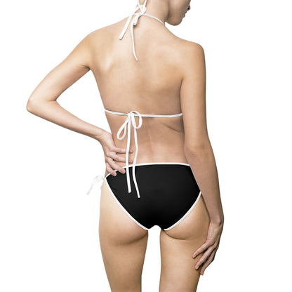 Black  Heavenlyhigh logo - Women's Two-Piece Swimsuit