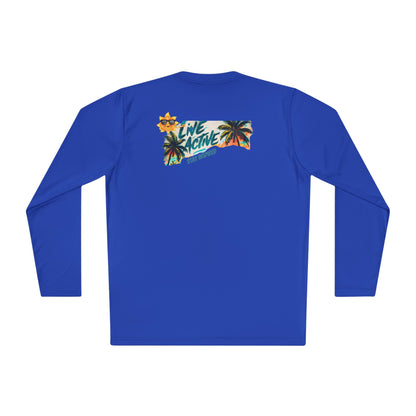 Live Active Tropical Long Sleeve Tee — Performance Beach Tee