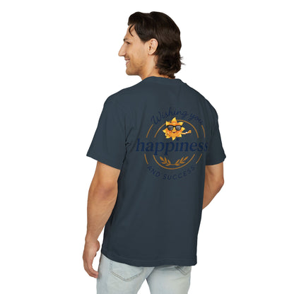 “Live Active. Stay Inspired.” with Happiness & Success — Boxy Graphic T-Shirt