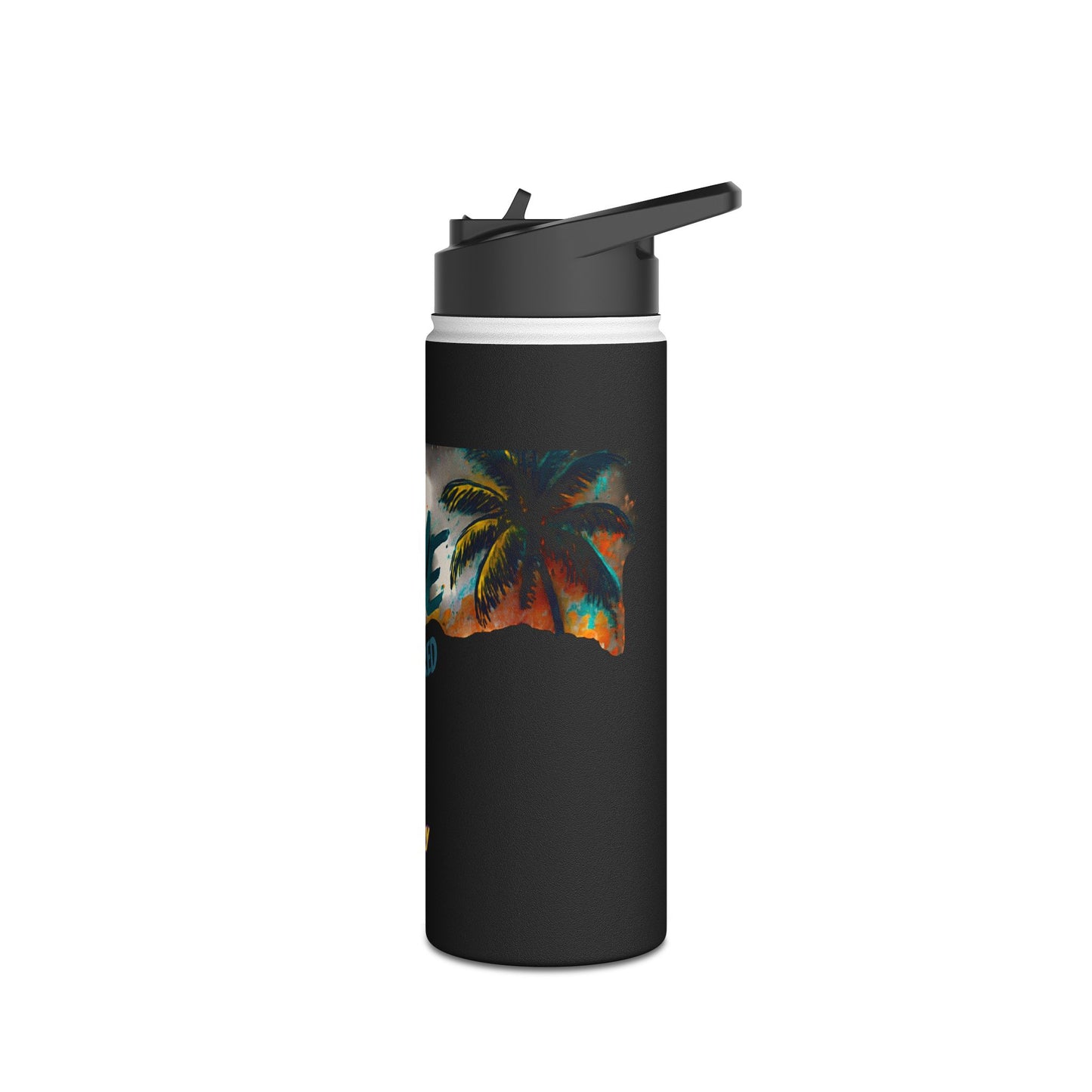 Live Active Stainless Steel Water Bottle — Stay Inspired Tropical Sports Flask