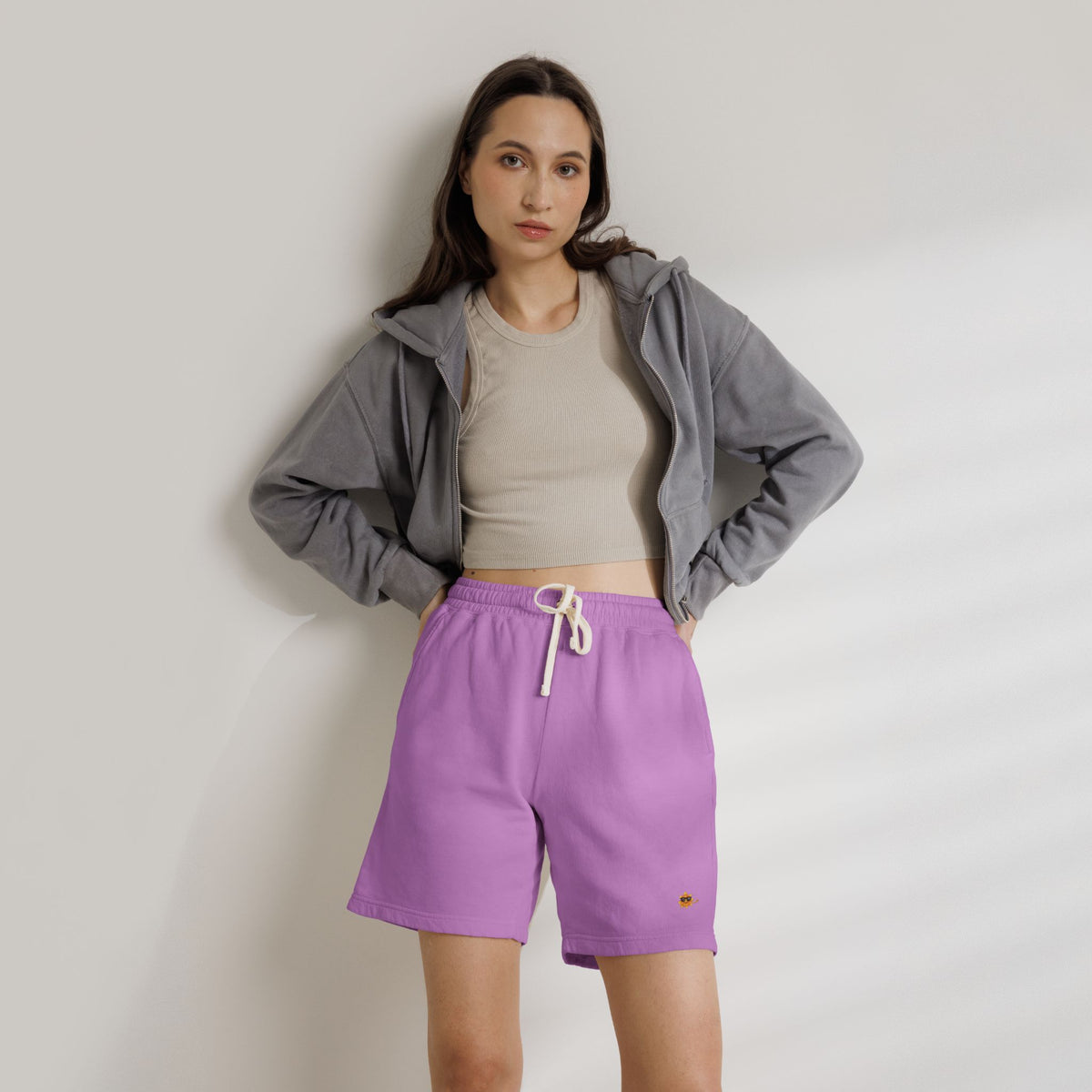 Heavenlyhigh Sun logo — Casual Lounge Sweat Shorts