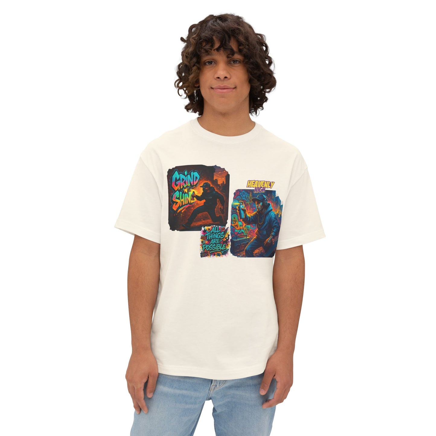 Urban Spray Printer Grind 'N' Shine Graphic Tee