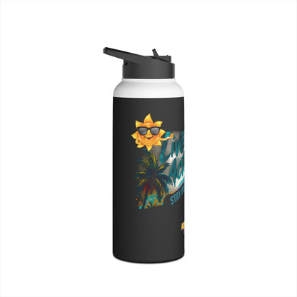 Live Active Stainless Steel Water Bottle — Stay Inspired Tropical Sports Flask