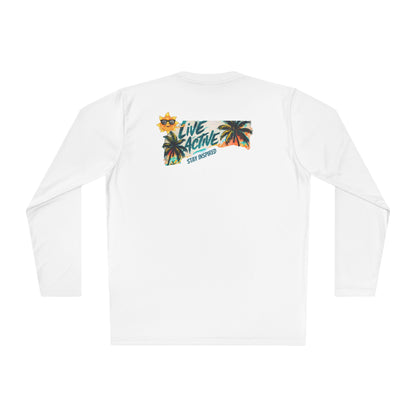 Live Active Tropical Long Sleeve Tee — Performance Beach Tee
