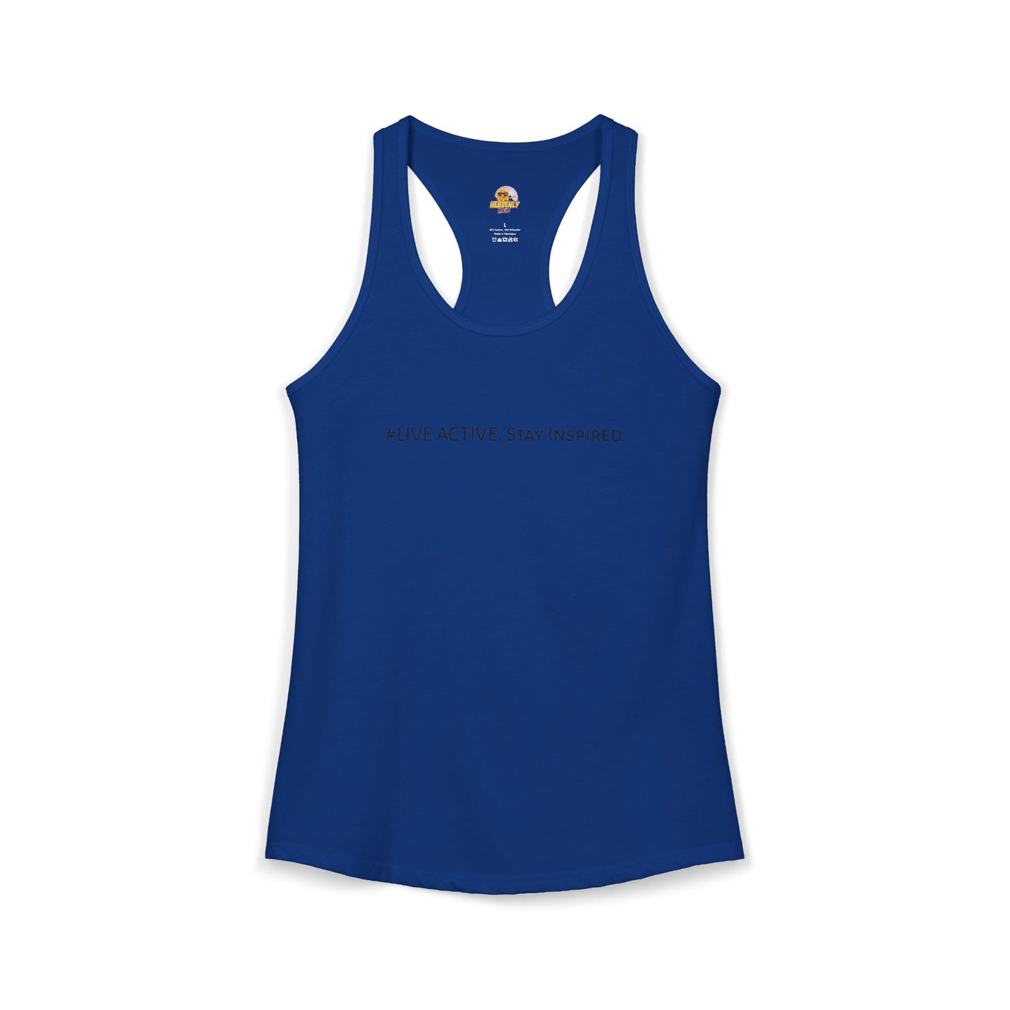 Women's "Live Active. Stay Inspired." Tank (Black Logo)