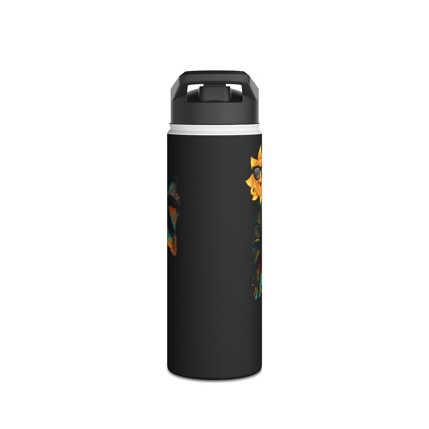 Live Active Stainless Steel Water Bottle — Stay Inspired Tropical Sports Flask