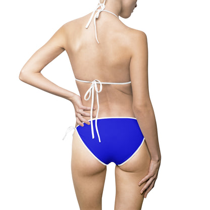 Blue  Heavenlyhigh logo - Women's Two-Piece Swimsuit