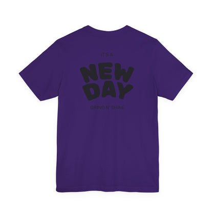 It's a New Day Unisex Tee, Motivational Shirt, Casual Wear, Gift for Him, Gift for Her, Positive Vibes, Everyday Essential