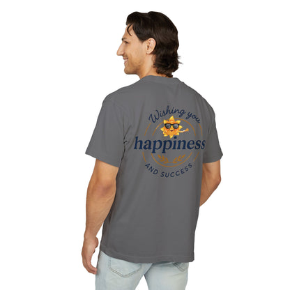 “Live Active. Stay Inspired.” with Happiness & Success — Boxy Graphic T-Shirt