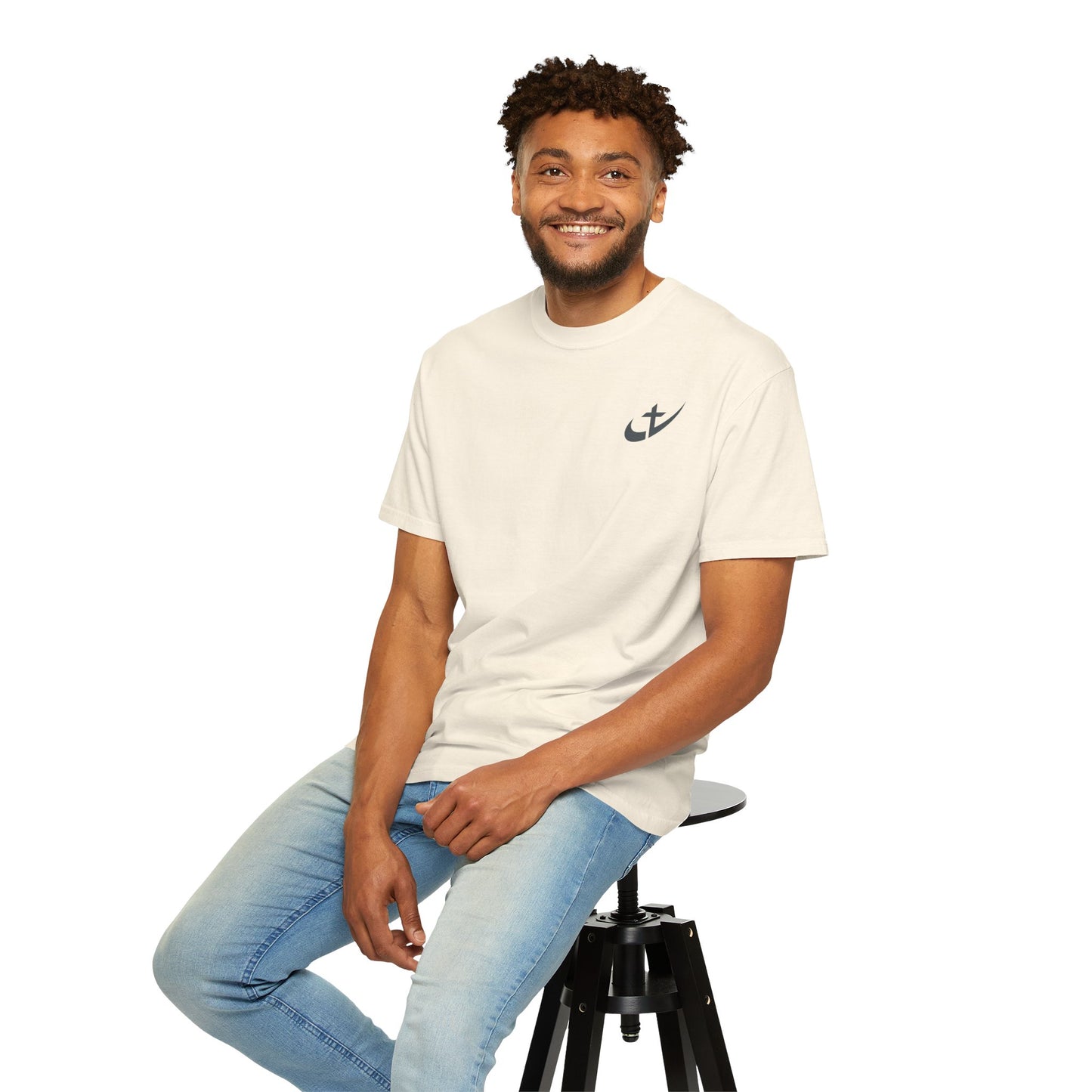 Wishing You Happiness & Success Swoosh Cross T-Shirt, Positive Vibes Motivational Clothing