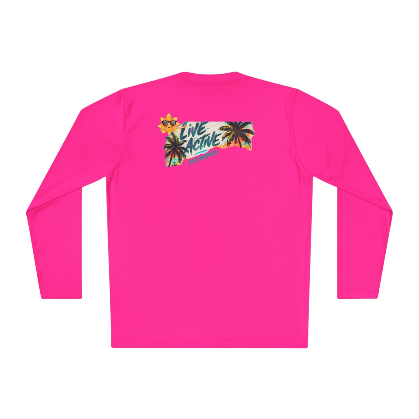 Live Active Tropical Long Sleeve Tee — Performance Beach Tee