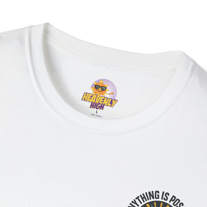 Anything Possible Motivational T-Shirt | Chill Vibes Tee for Fitness Enthusiasts, Daily Wear, Gym Motivation, Gift for Him/Her, Casual Style