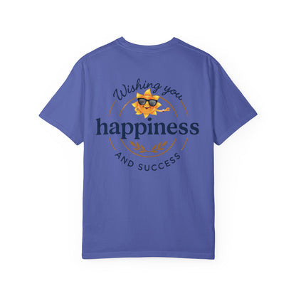 Wishing You Happiness Unisex T-Shirt, Casual Wear, Gift for Friends, Positive Vibes Tee, Summer Style, Motivational Clothing