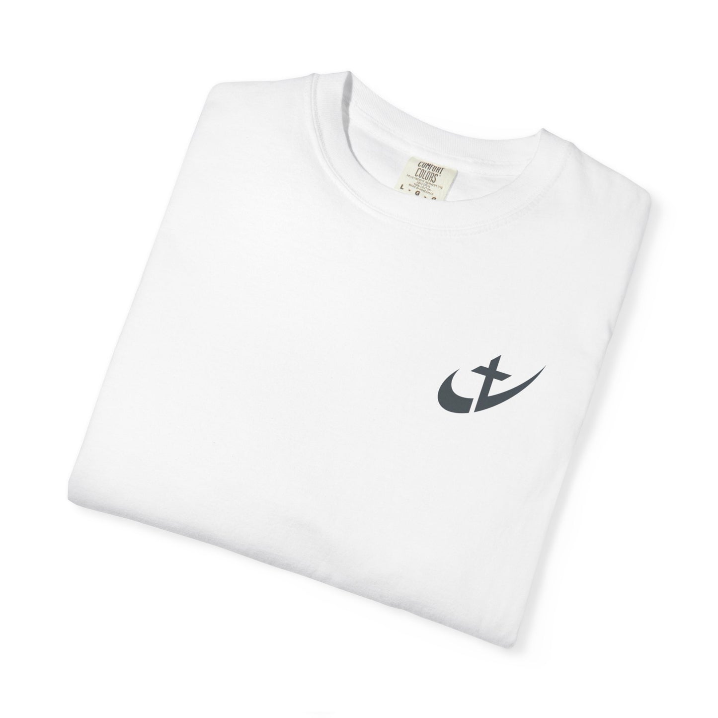 Wishing You Happiness & Success Swoosh Cross T-Shirt, Positive Vibes Motivational Clothing