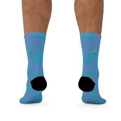 Copy of Tropical Flamingo Socks | Eco-Friendly Novelty Socks for Women | Fun Gift for Birthdays, Summer Parties, and Eco-Conscious Friends