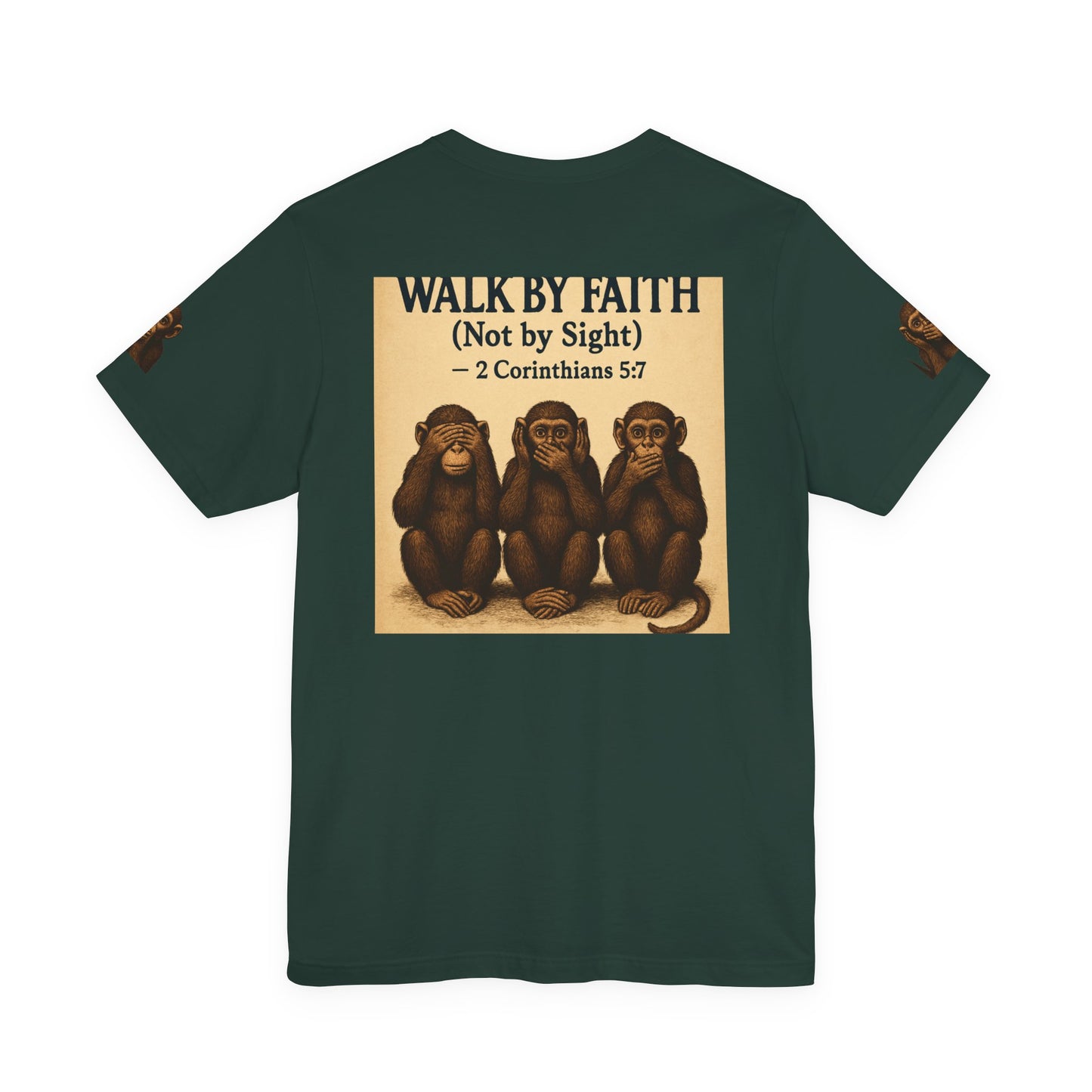 Walk By Faith Tee: Unisex Short Sleeve Shirt, Motivational Tee, Thoughtful Gift for Nature Lovers, Adventure Clothing, [...]