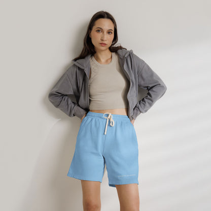 "Live Active. Stay Inspired." Sweat Shorts — Lightweight Casual Lounge Shorts (White Logo)