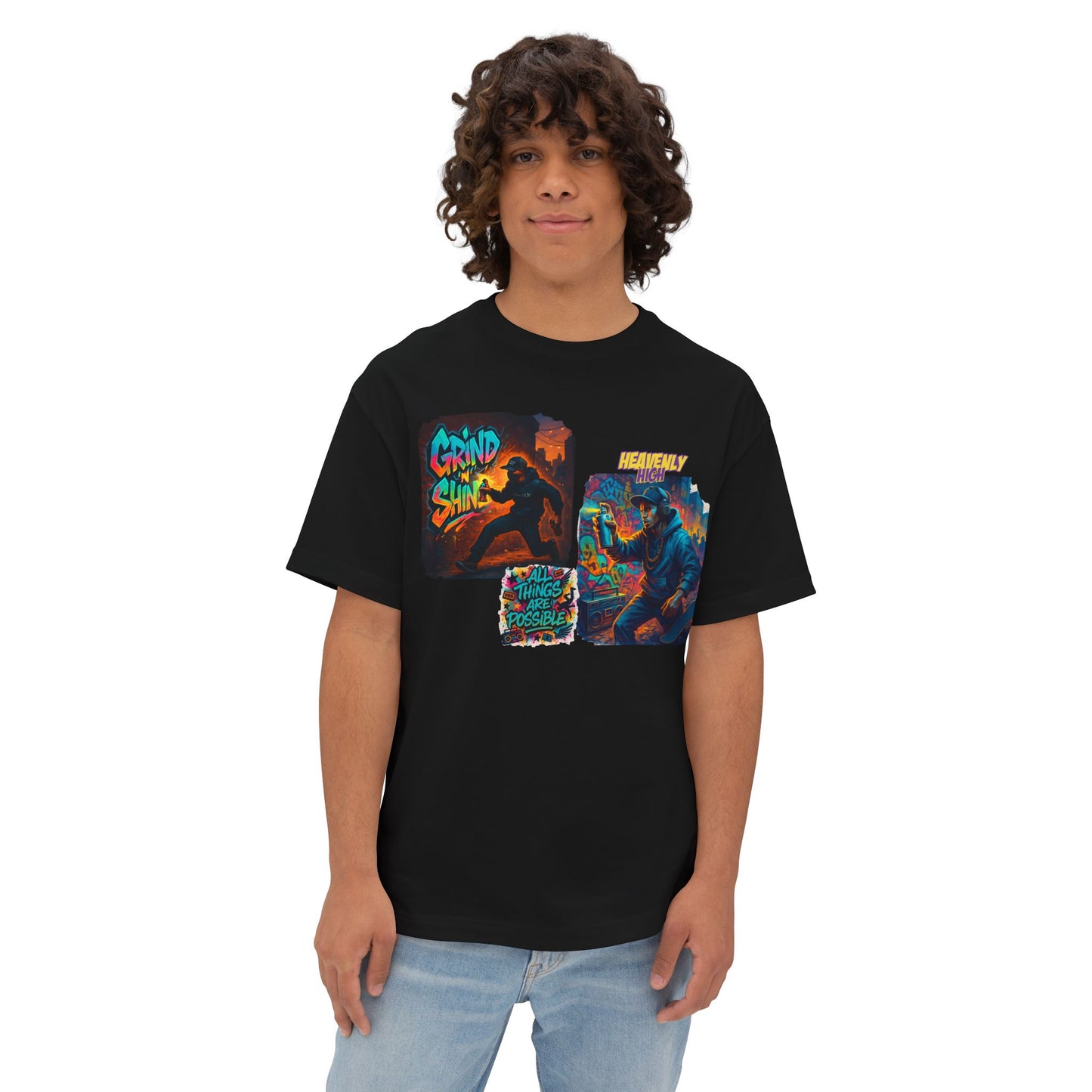 Urban Spray Printer Grind 'N' Shine Graphic Tee