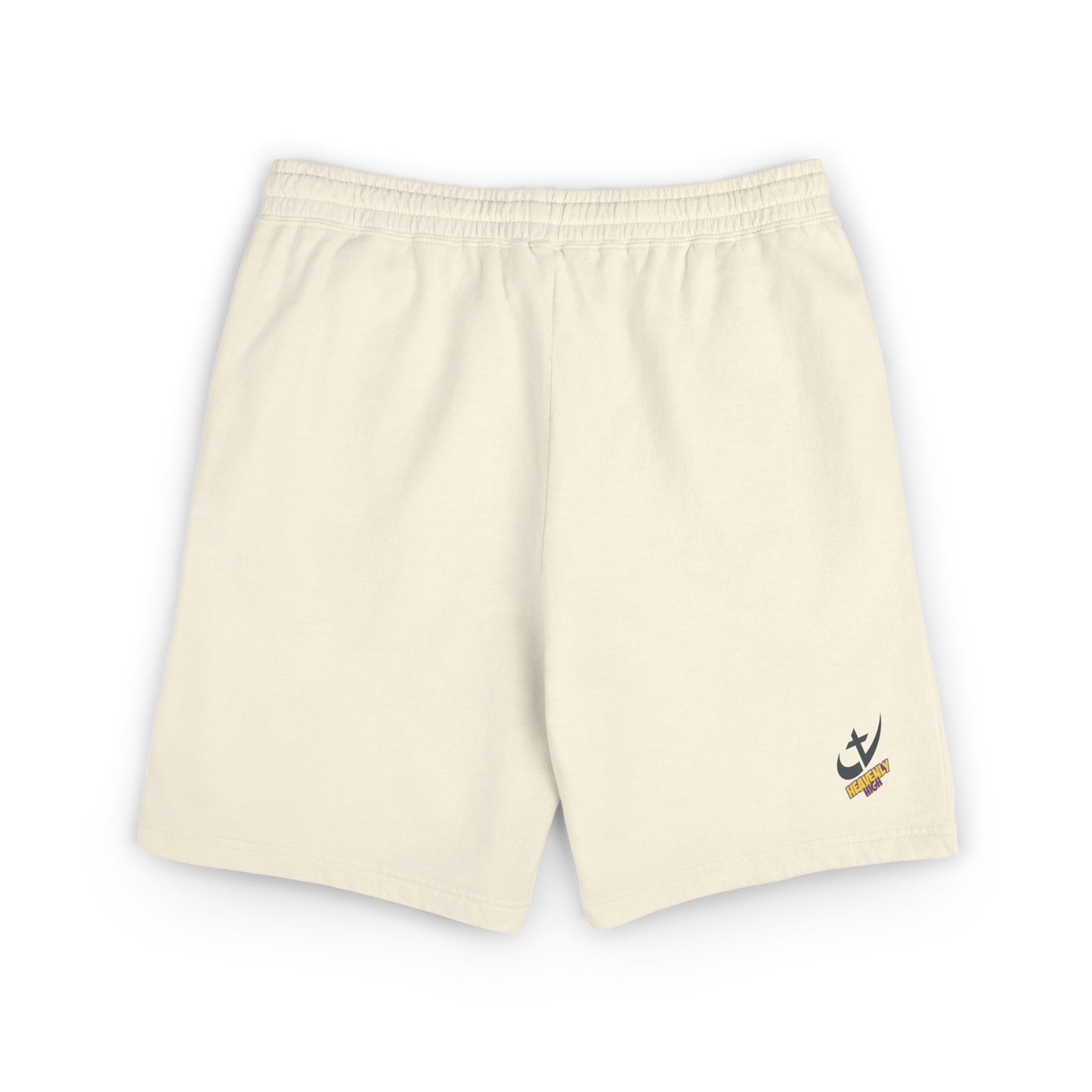 "Live Active. Stay Inspired." Sweat Shorts — Lightweight Casual Lounge Shorts (Black Logo)