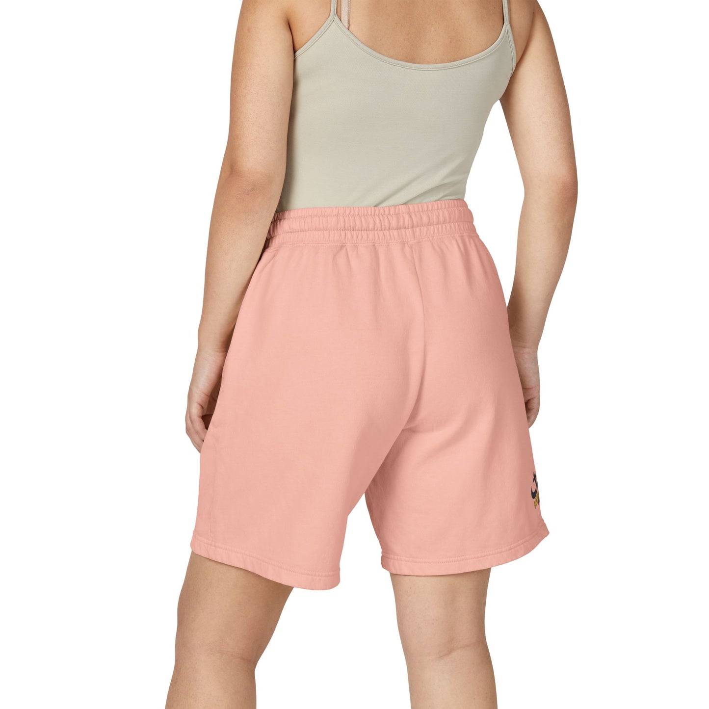 "Live Active. Stay Inspired." Sweat Shorts — Lightweight Casual Lounge Shorts (Black Logo)