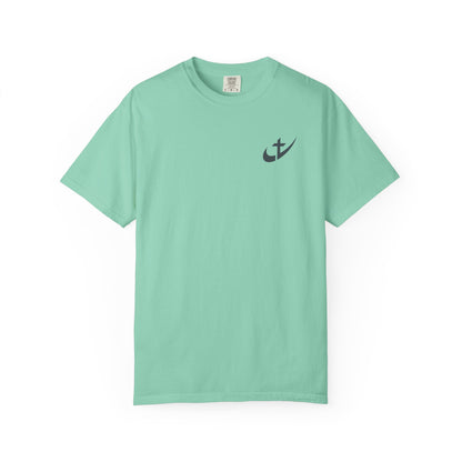 Wishing You Happiness & Success Swoosh Cross T-Shirt, Positive Vibes Motivational Clothing