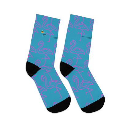 Copy of Tropical Flamingo Socks | Eco-Friendly Novelty Socks for Women | Fun Gift for Birthdays, Summer Parties, and Eco-Conscious Friends