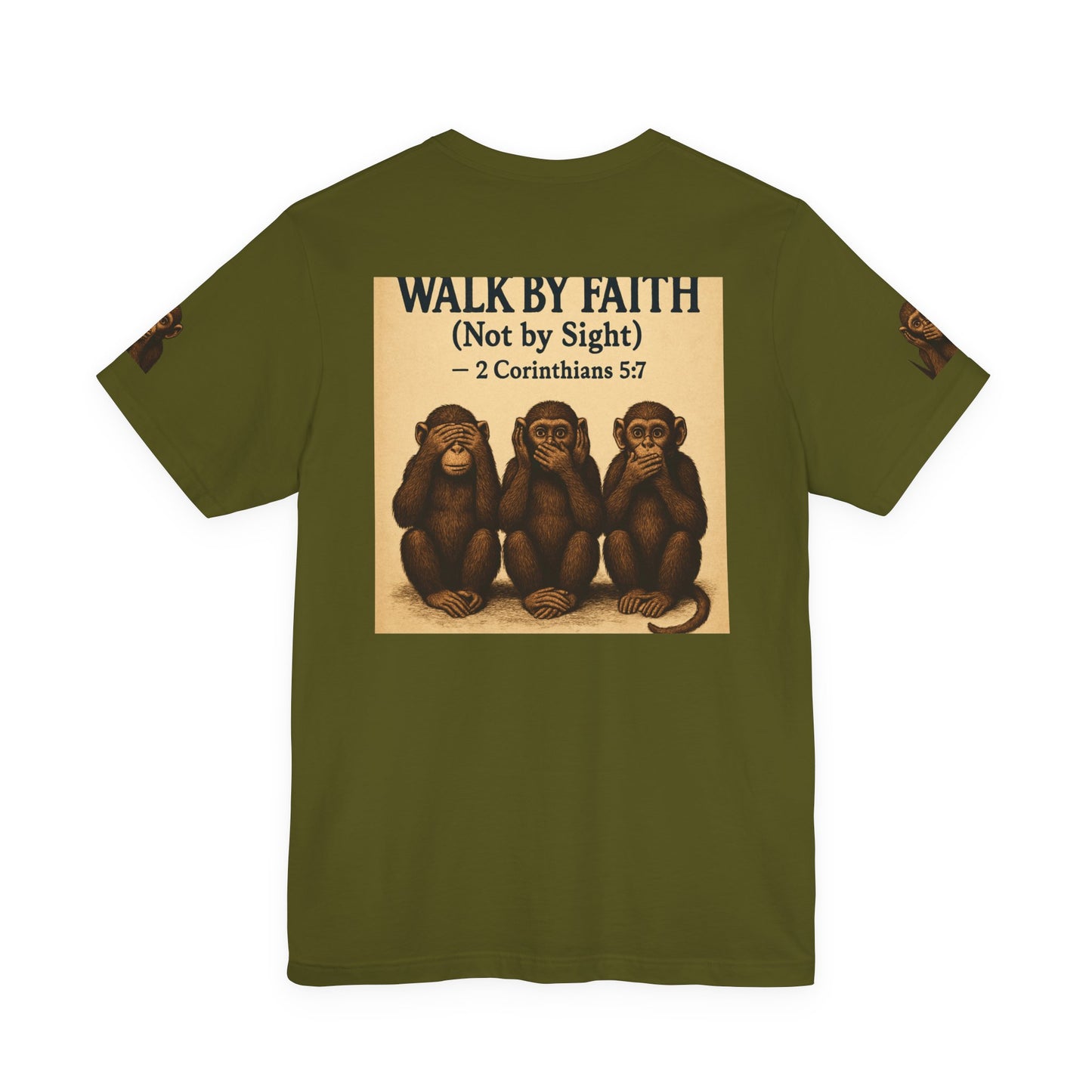 Walk By Faith Tee: Unisex Short Sleeve Shirt, Motivational Tee, Thoughtful Gift for Nature Lovers, Adventure Clothing, [...]