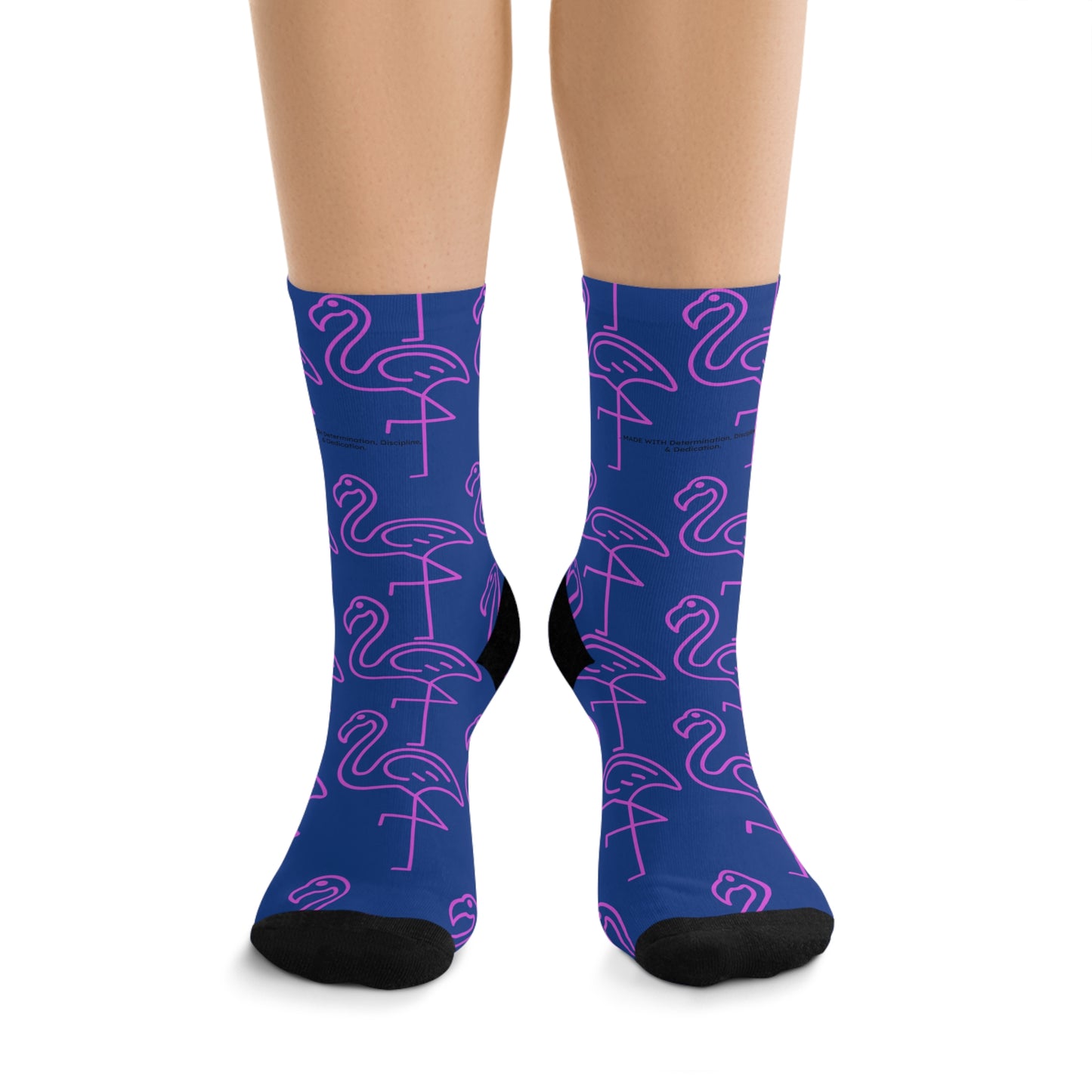 Tropical Flamingo Socks | Eco-Friendly Novelty Socks for Women | Fun Gift for Birthdays, Summer Parties, and Eco-Conscious Friends