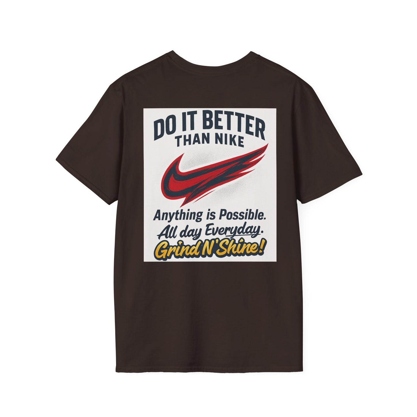 Anything Possible Motivational T-Shirt | Uplifting Vibes Tee for Fitness Enthusiasts, Gym Motivation