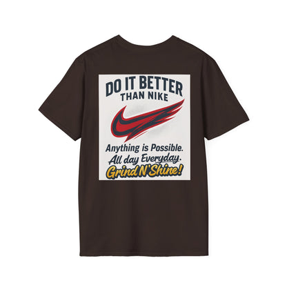 Anything Possible Motivational T-Shirt | Chill Vibes Tee for Fitness Enthusiasts, Daily Wear, Gym Motivation, Gift for Him/Her, Casual Style