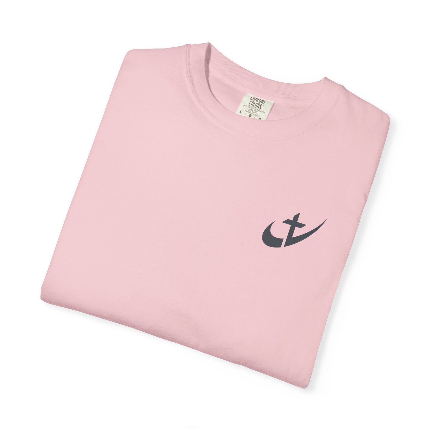 Wishing You Happiness & Success Swoosh Cross T-Shirt, Positive Vibes Motivational Clothing