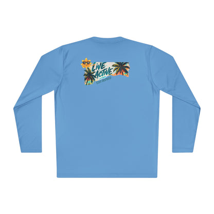 Live Active Tropical Long Sleeve Tee — Performance Beach Tee