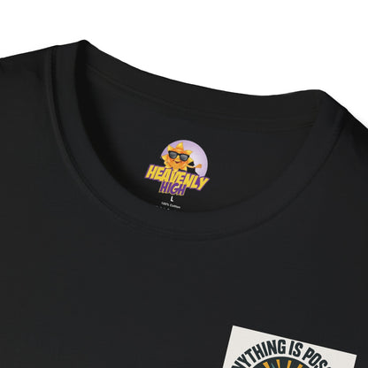 Anything Possible Motivational T-Shirt | Uplifting Vibes Tee for Fitness Enthusiasts, Gym Motivation