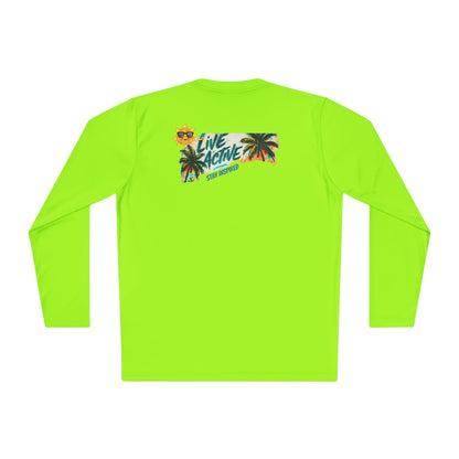 Live Active Tropical Long Sleeve Tee — Performance Beach Tee