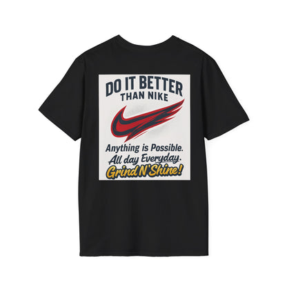 Anything Possible Motivational T-Shirt | Chill Vibes Tee for Fitness Enthusiasts, Daily Wear, Gym Motivation, Gift for Him/Her, Casual Style