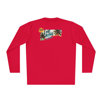 Live Active Tropical Long Sleeve Tee — Performance Beach Tee