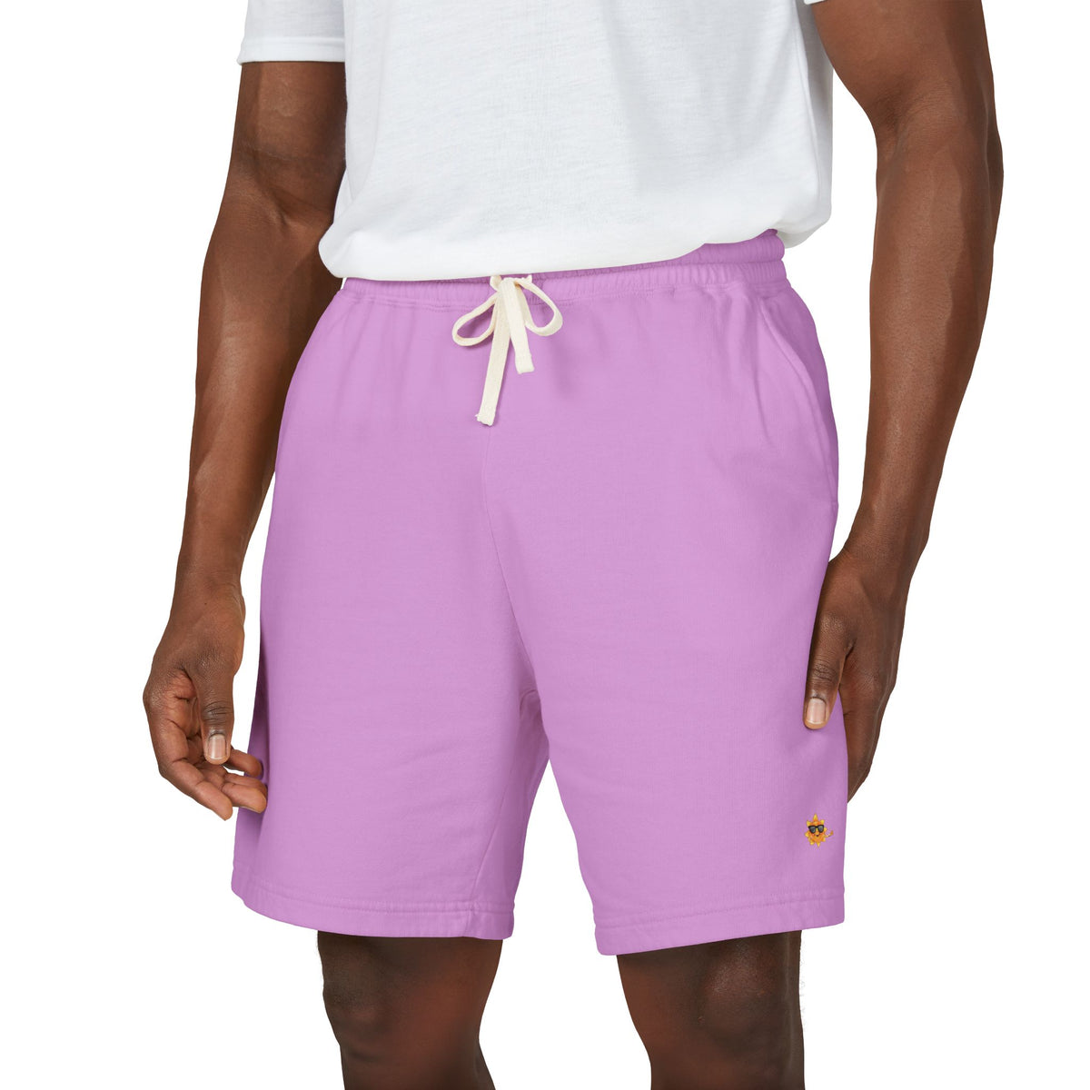 Heavenlyhigh Sun logo — Casual Lounge Sweat Shorts