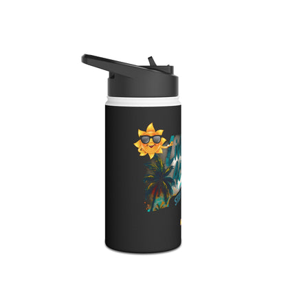 Live Active Stainless Steel Water Bottle — Stay Inspired Tropical Sports Flask