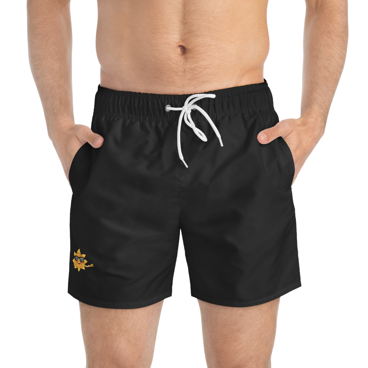 Heavenlyhigh Sun— Black Swim Trunks, Beachwear, & Pool Parties