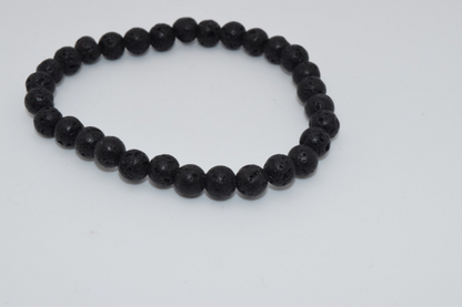 Lava Stone Bracelet 6mm