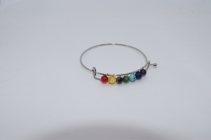 Chakra Bangle - Silvery