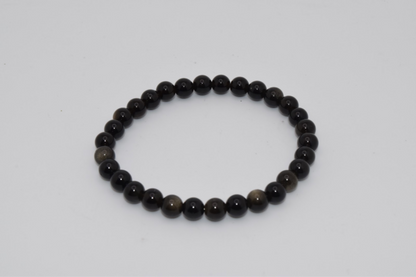 Sheen Obsidian Bracelet  6mm