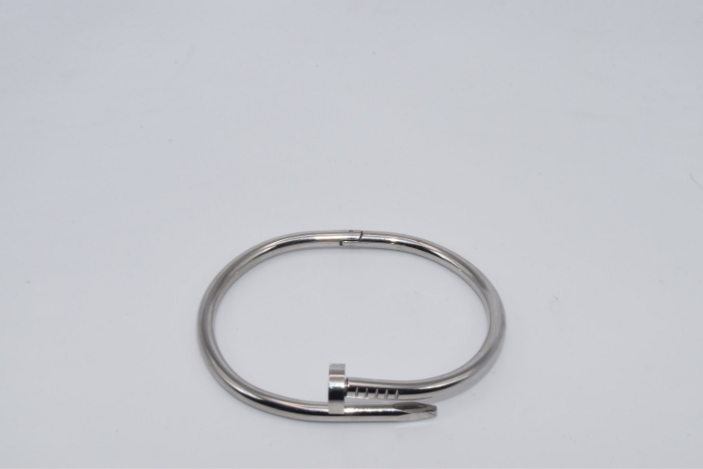 Nail Bangle - Silvery