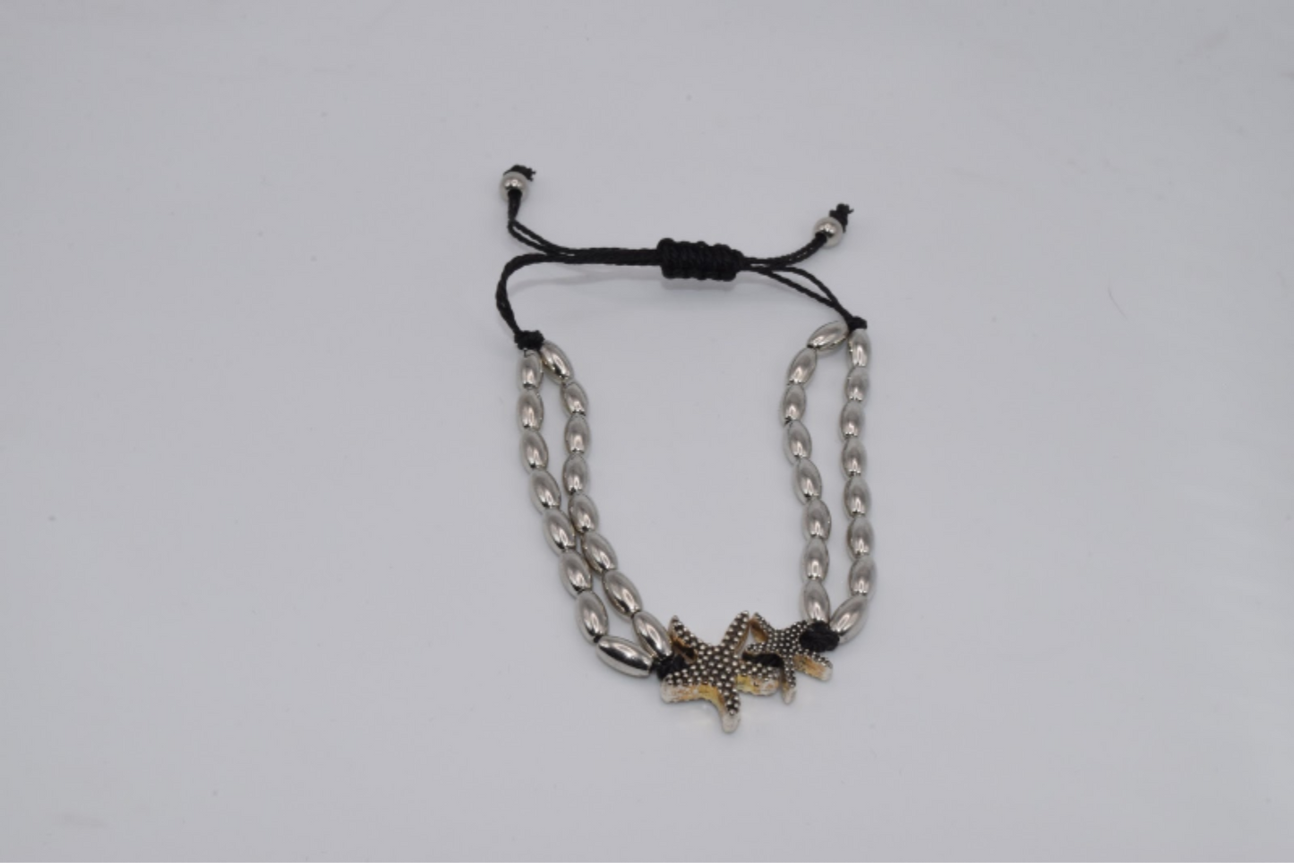 Starfish Metal Beaded Bracelet