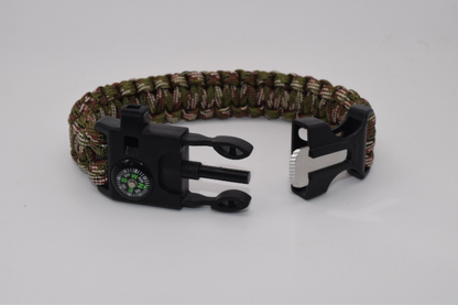 Survival Multifunctional Bracelet - Camouflage