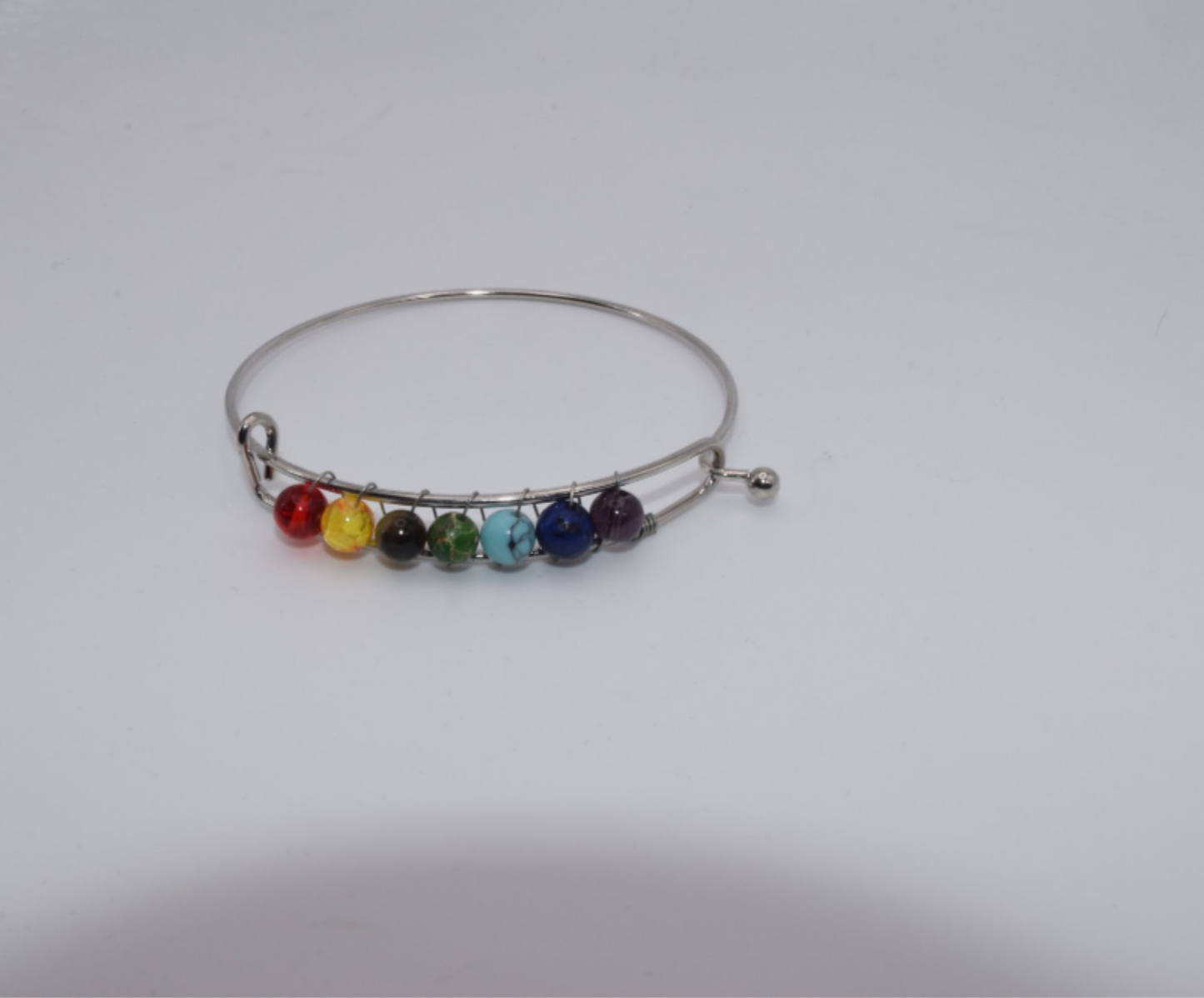 Chakra Bangle - Silvery