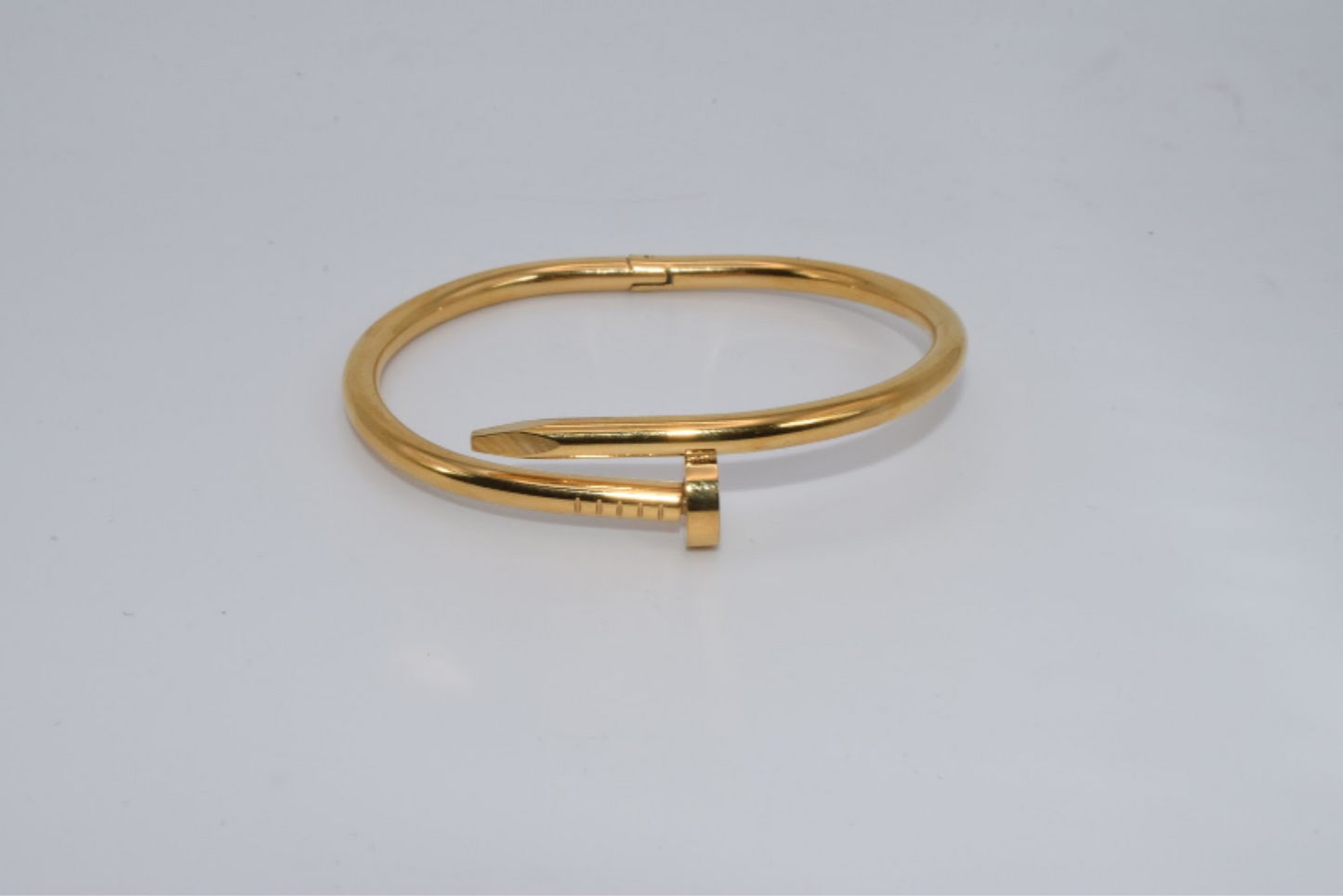 Nail Bangle - Golden