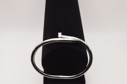 Nail Bangle - Silvery