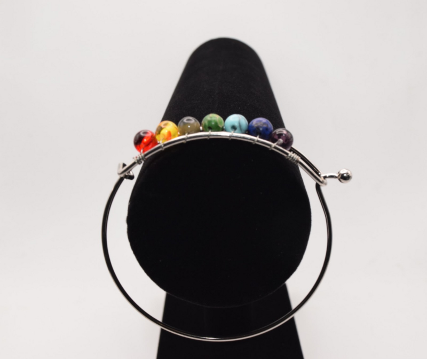 Chakra Bangle - Silvery