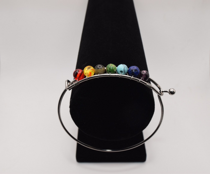 Chakra Bangle - Silvery